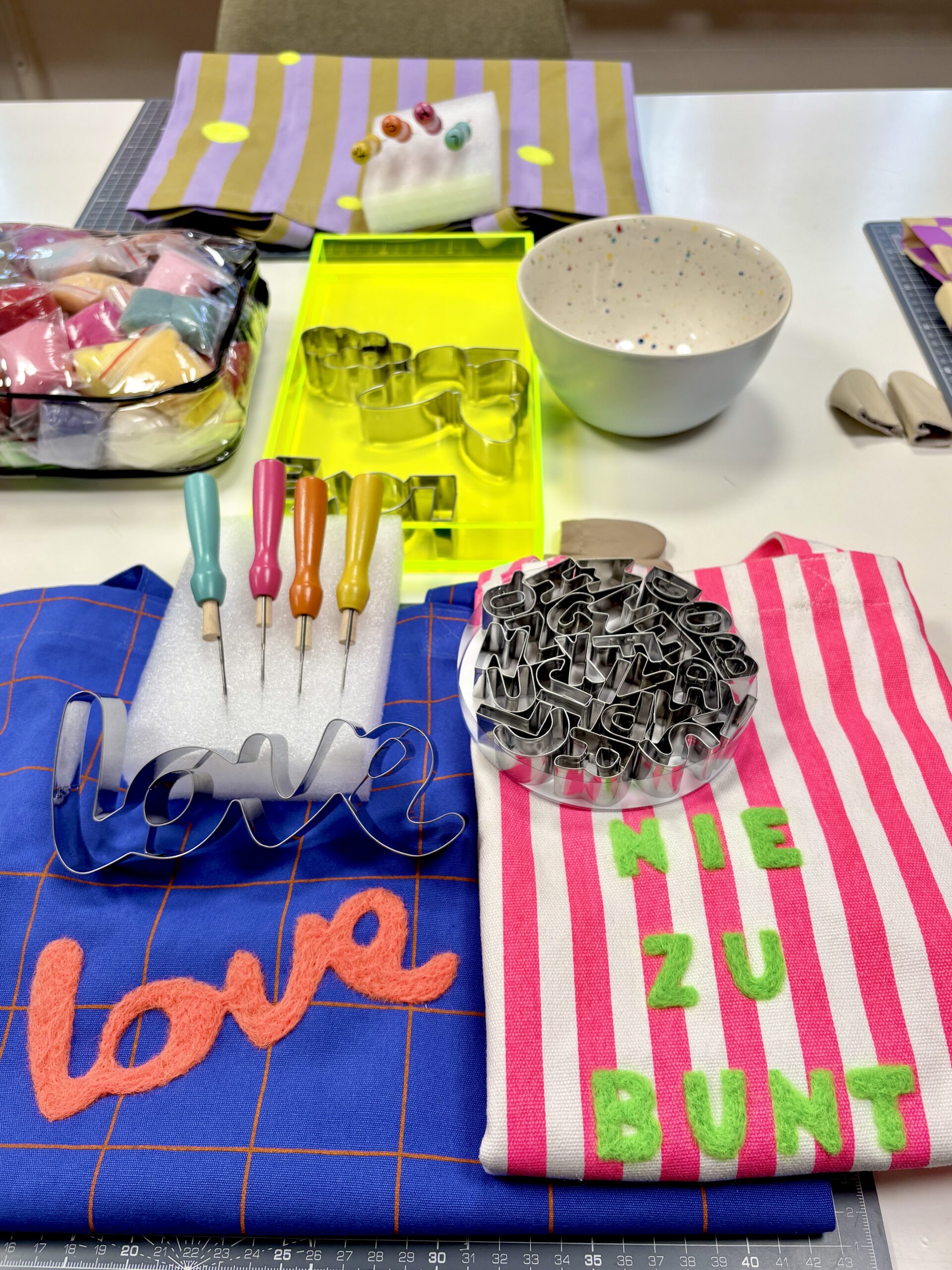 zurzeit… neues Workshop Angebot «pimp a bag»
